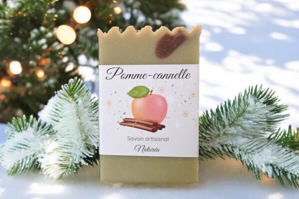 Savon Pomme Cannelle, collection d'Hiver Naturéa 2024