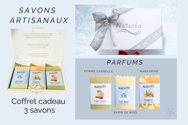 Coffret cadeau 3 savons