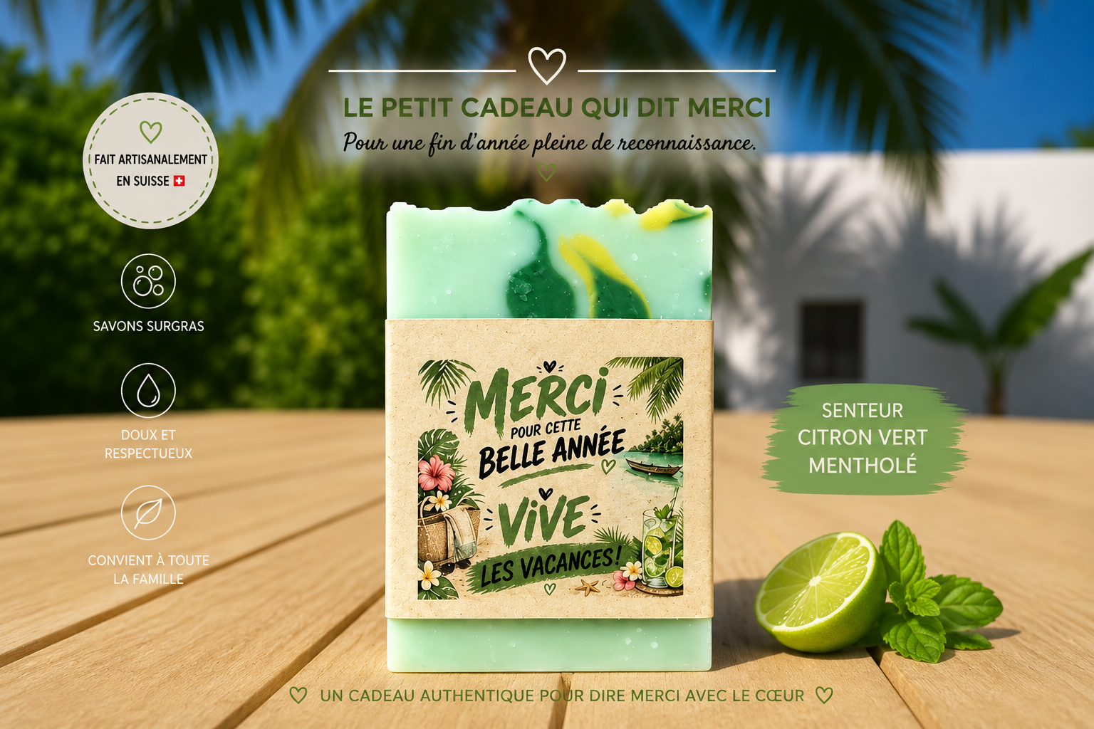 Savon Vive les Vacances "Mojito"